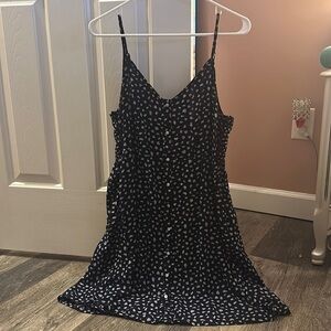 Aerie sundress navy/light blue pattern